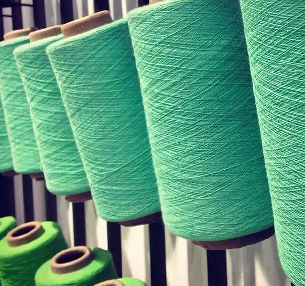 Recycled nylon yarn acgreen