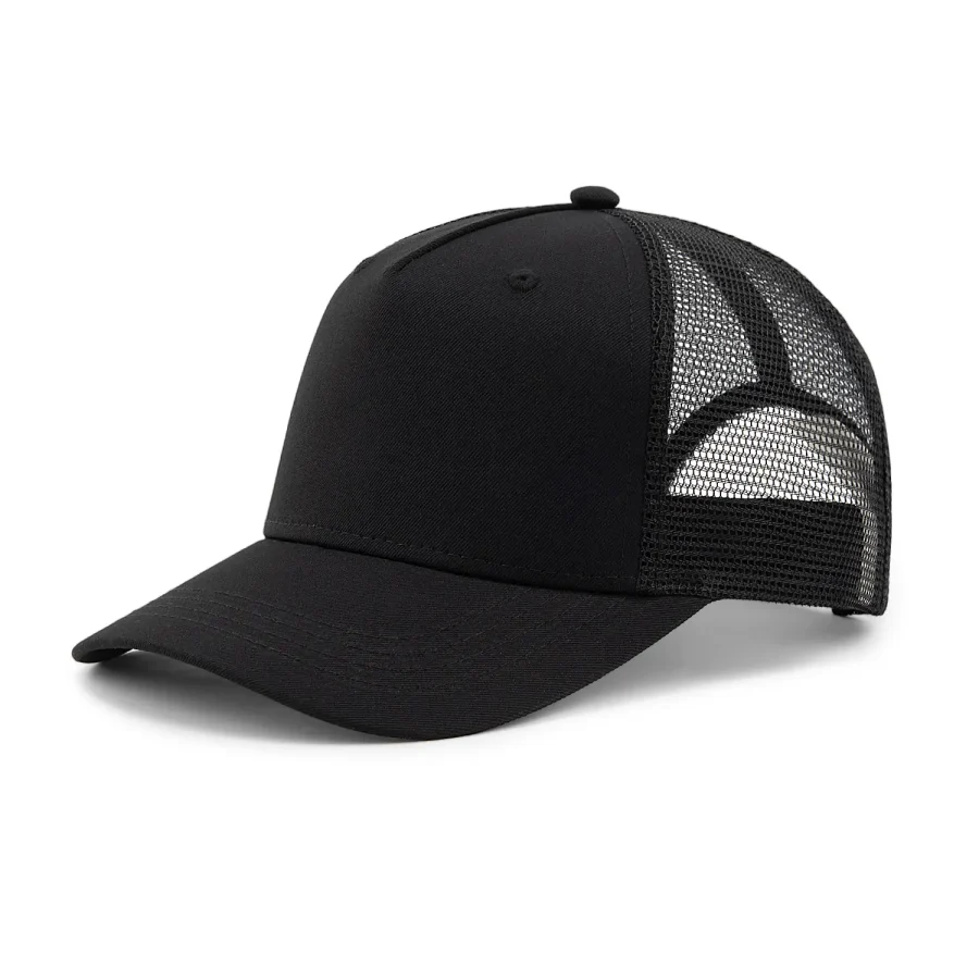 100% RPET 5-Panel Mesh Trucker Cap, 2-Tone | PTR5 - Image 9