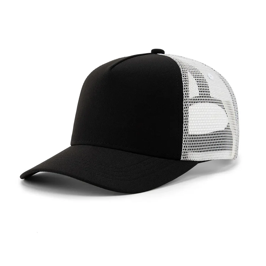 100% RPET 5-Panel Mesh Trucker Cap, 2-Tone | PTR5 - Image 7