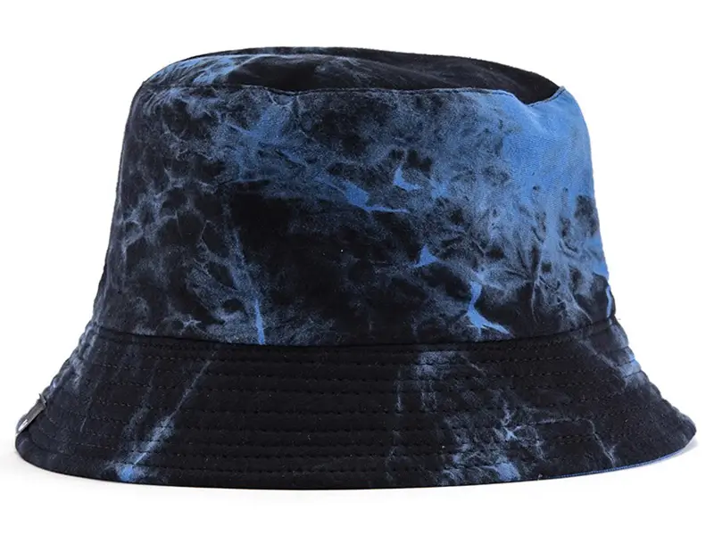 Custom tie-dye bucket hat