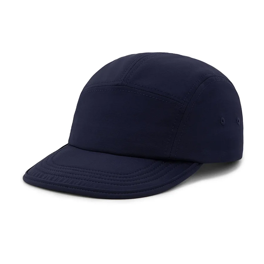 Lightweight Recycled Nylon 5-Panel Camp Hat | NCP5 - Image 5