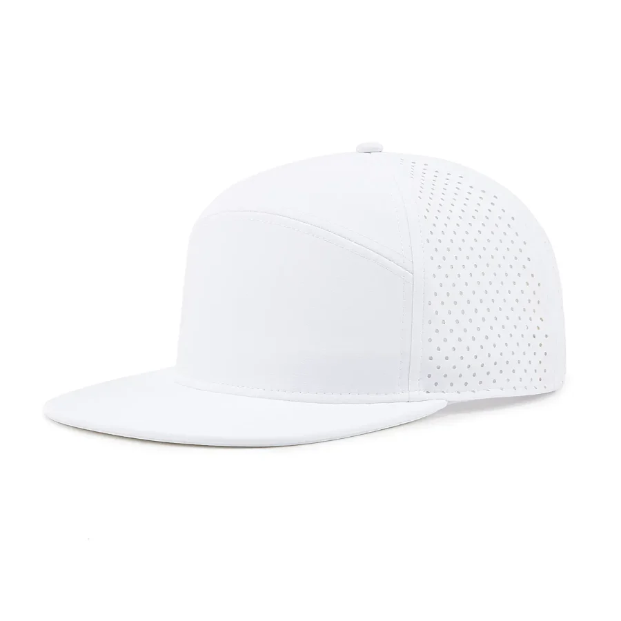 Performance Snapback Hat Laser Perforated Cap | PSN6 - Image 2