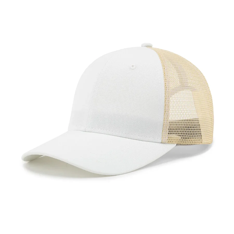 RPET Canvas Vintage Trucker Cap 2-Tone | PTY6 - Image 4