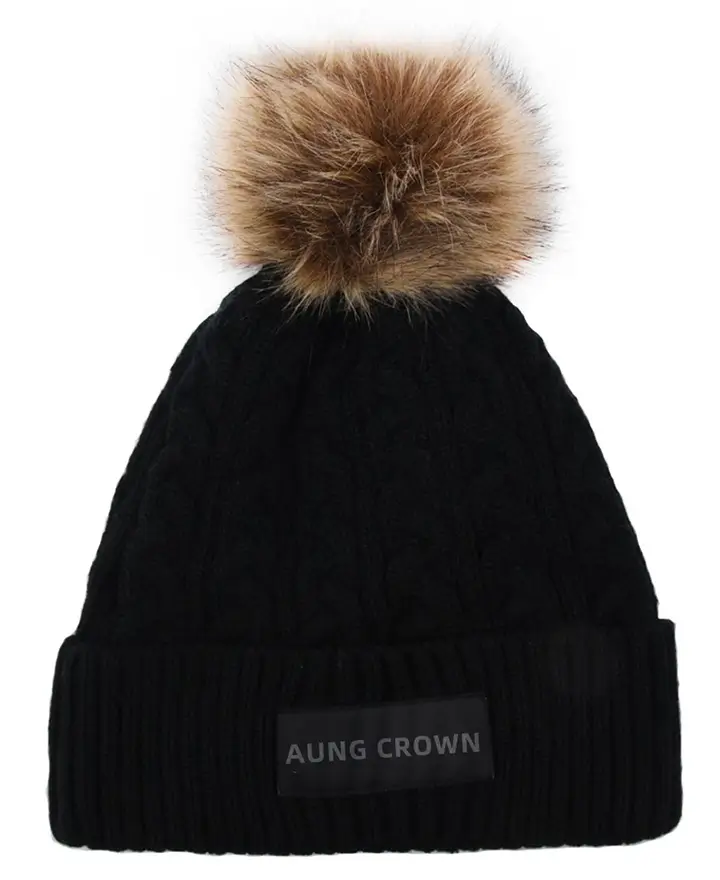 custom pom kint beanie