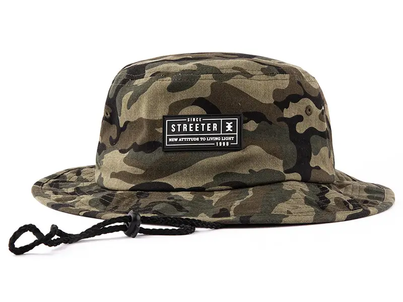 full costom camo bucket cap outdoor