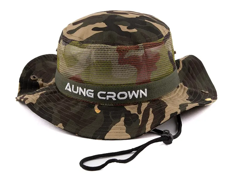 full costom camo bucket cap