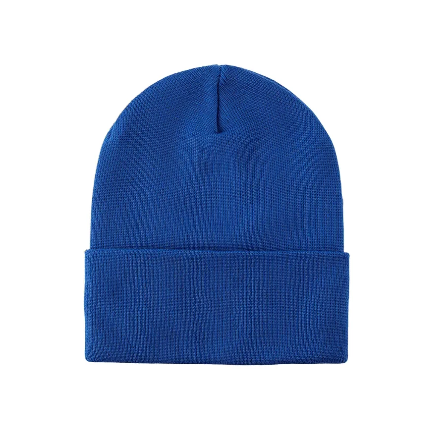 100% RPET Knit Cuffed Beanie-light blue-PBN0108