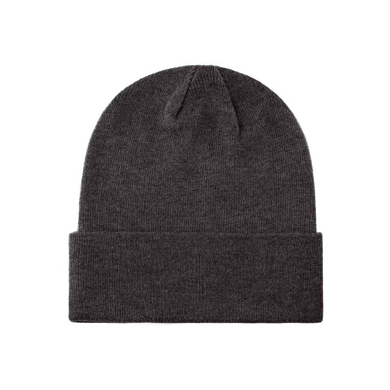 100% RPET Knitted Cuffed Beanie-grey-PBN0207