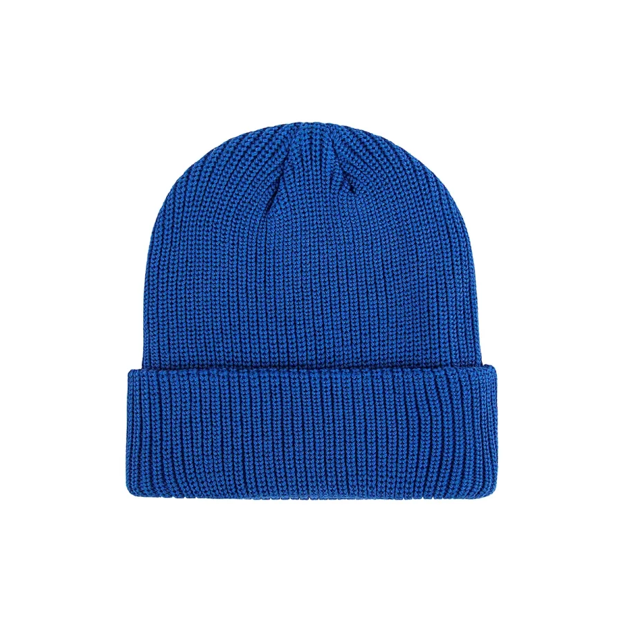 100% rPET Classic Ribbed Cuffed Beanie-light blue-PBN0608