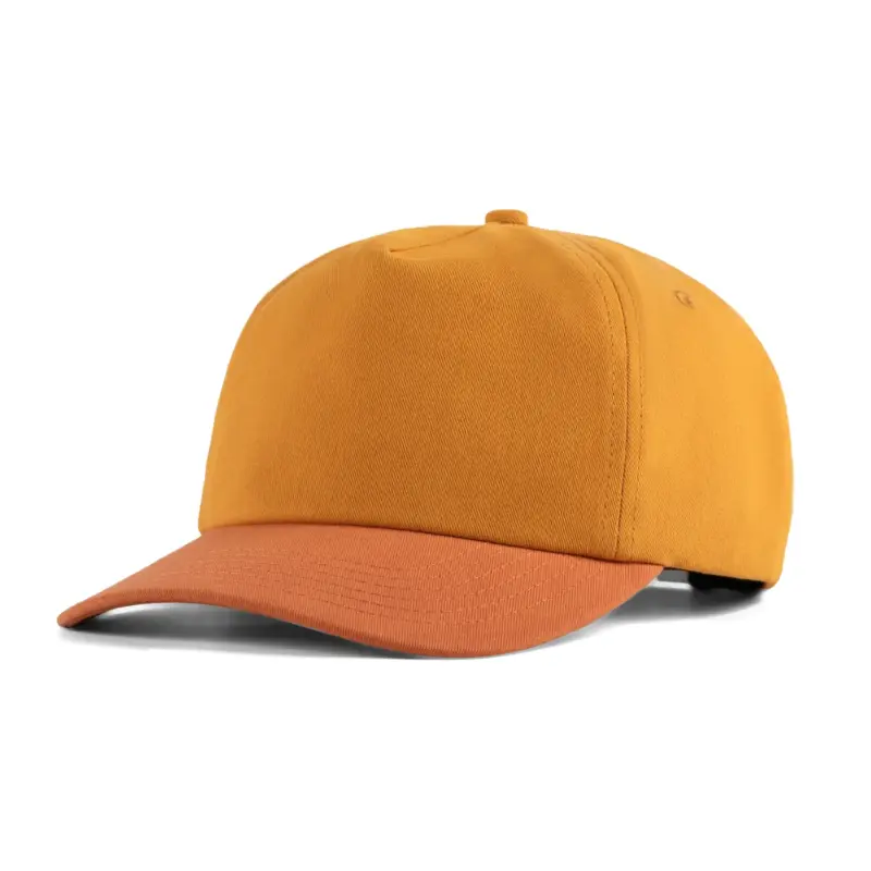 Organic Cotton rPET Two-Tone Vacation Baseball Cap – Family Set-Yellow&Orange-FOS515-main image