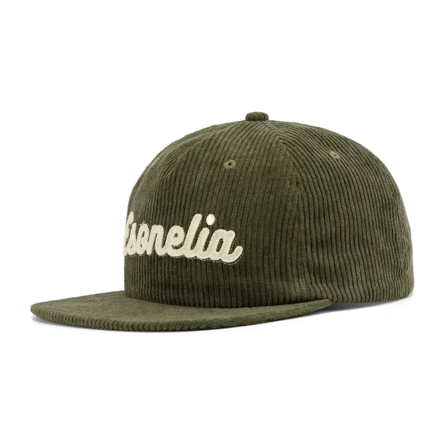 Applique Corduroy Flat Cap - Image 6