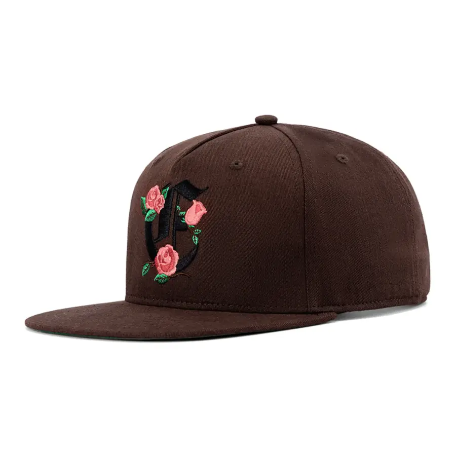 Classic Embroidered Flat Hat - Image 2