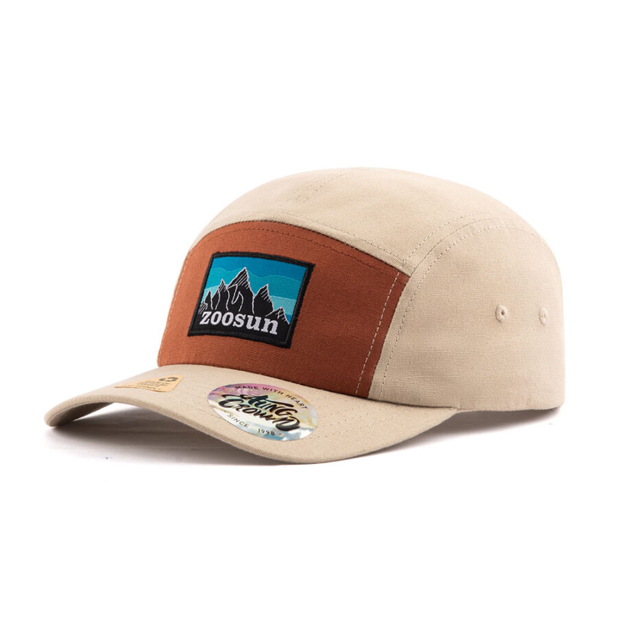 Eco-Friendly Canvas Outdoor 5 Panel Hat - Image 2