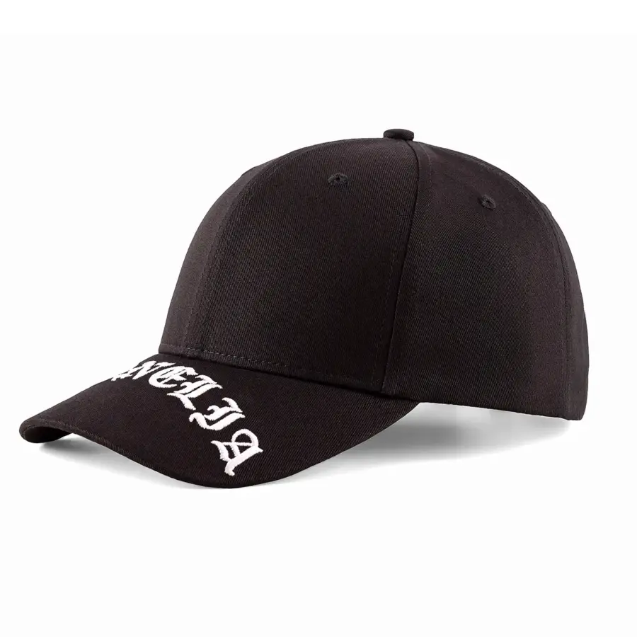Recycled Cotton Brim Embroidered Baseball Caps - Image 2