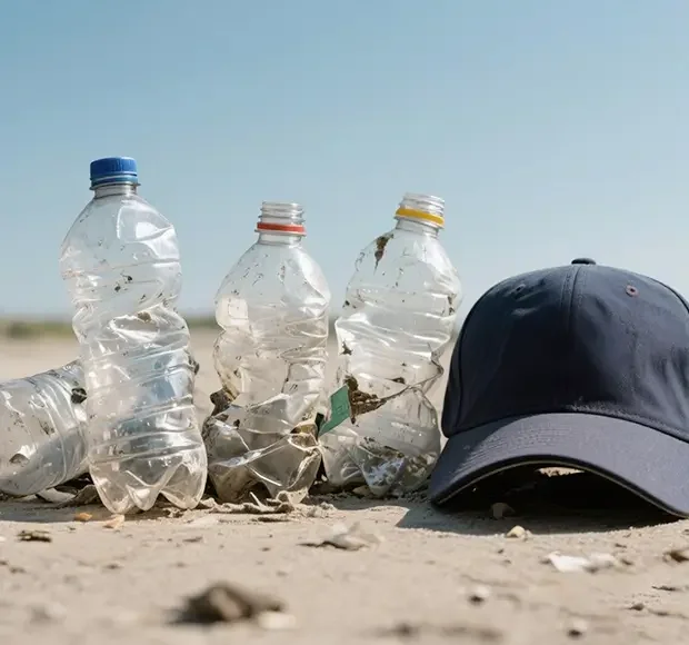 Made from 5–6 recycled bottles & saves 1.8L of water
