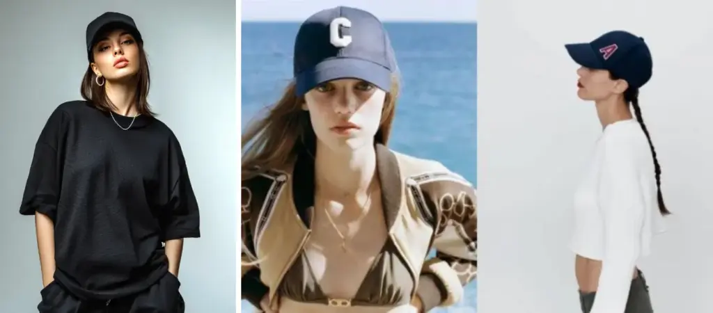 Second Dressing Style of Baseball Caps