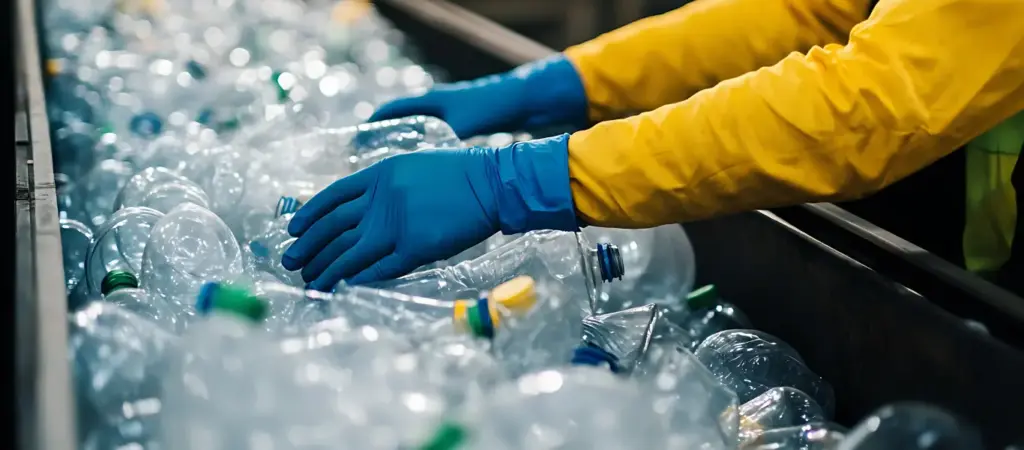 disposable plastic bottles