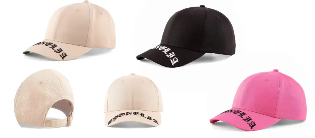 Recycled Cotton Brim Embroidered Baseball Caps