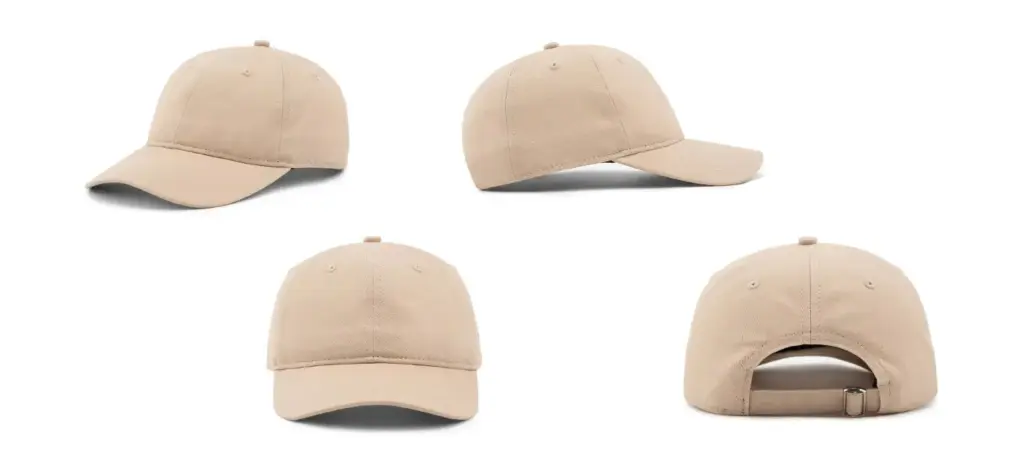 Recycled Cotton Brim Embroidered Baseball Caps