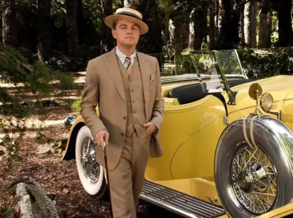 Boater appears throughout the entire film of The Great Gatsby