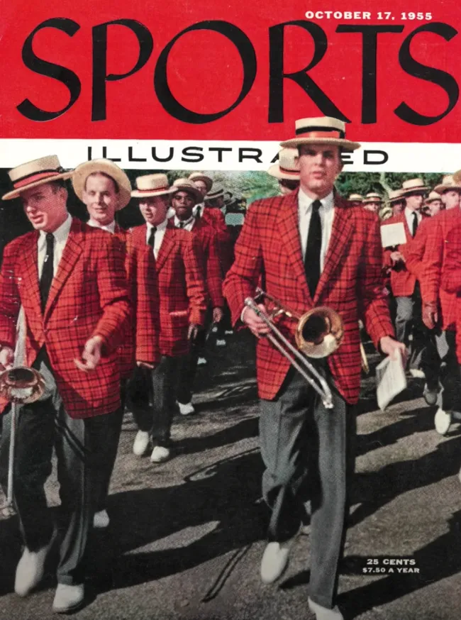 Sports magazine cover