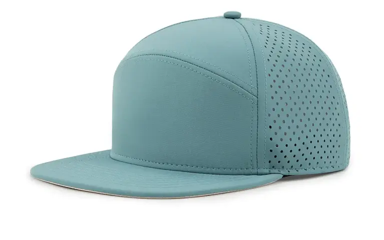 Performance Snapback Hat Laser Perforated Cap sky blue PSN608 Performance Snapback Hat Laser Perforated Cap sky blue PSN608